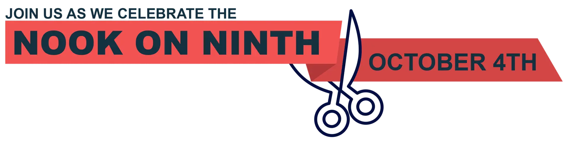 Noon on Ninth Ribbon Cutting