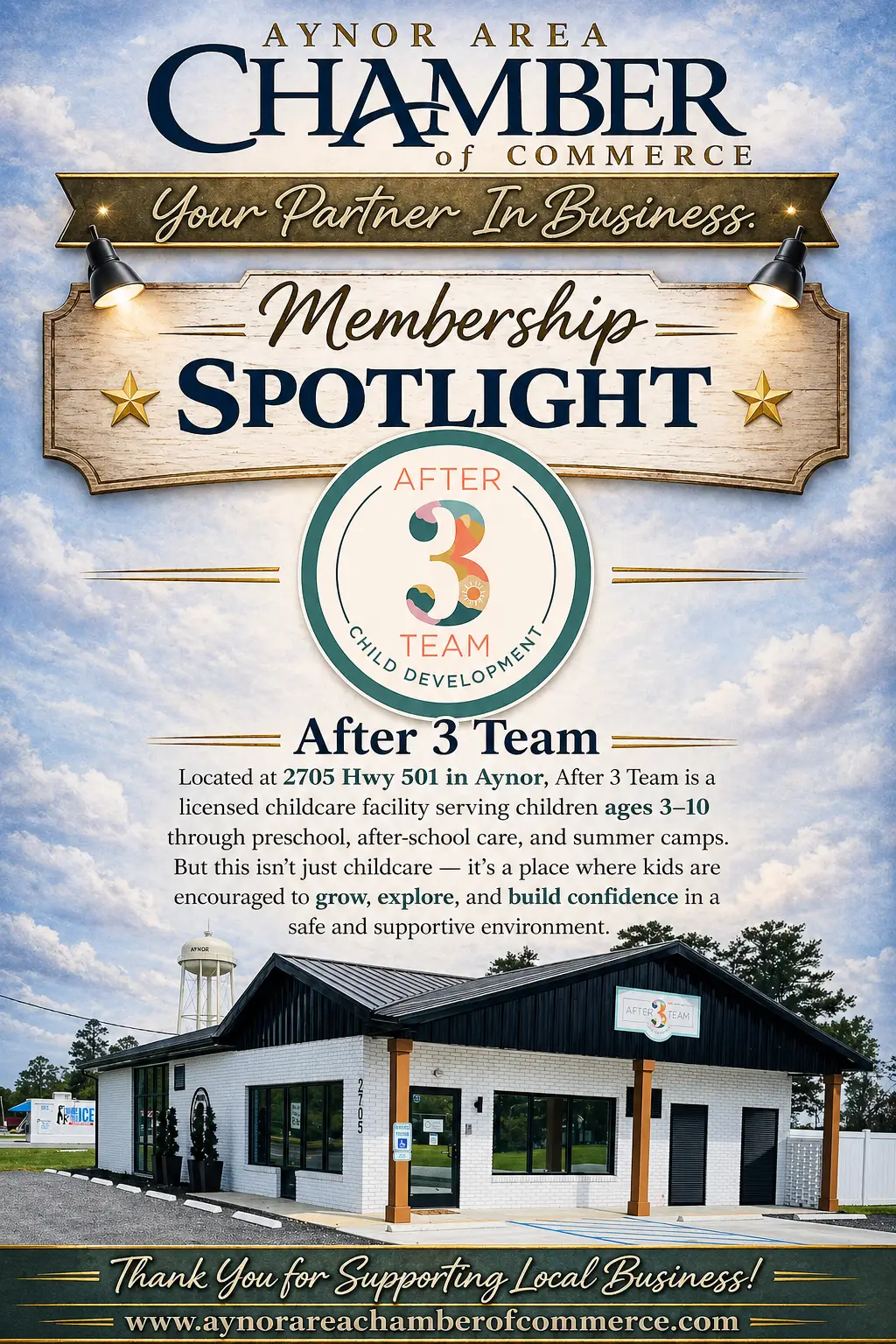 After 3 team Membership Spotlight
