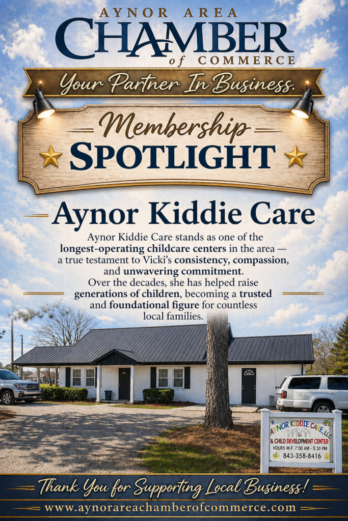Aynor Kiddie Care Membership Spotlight