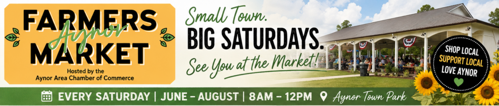 Aynor farmers market header