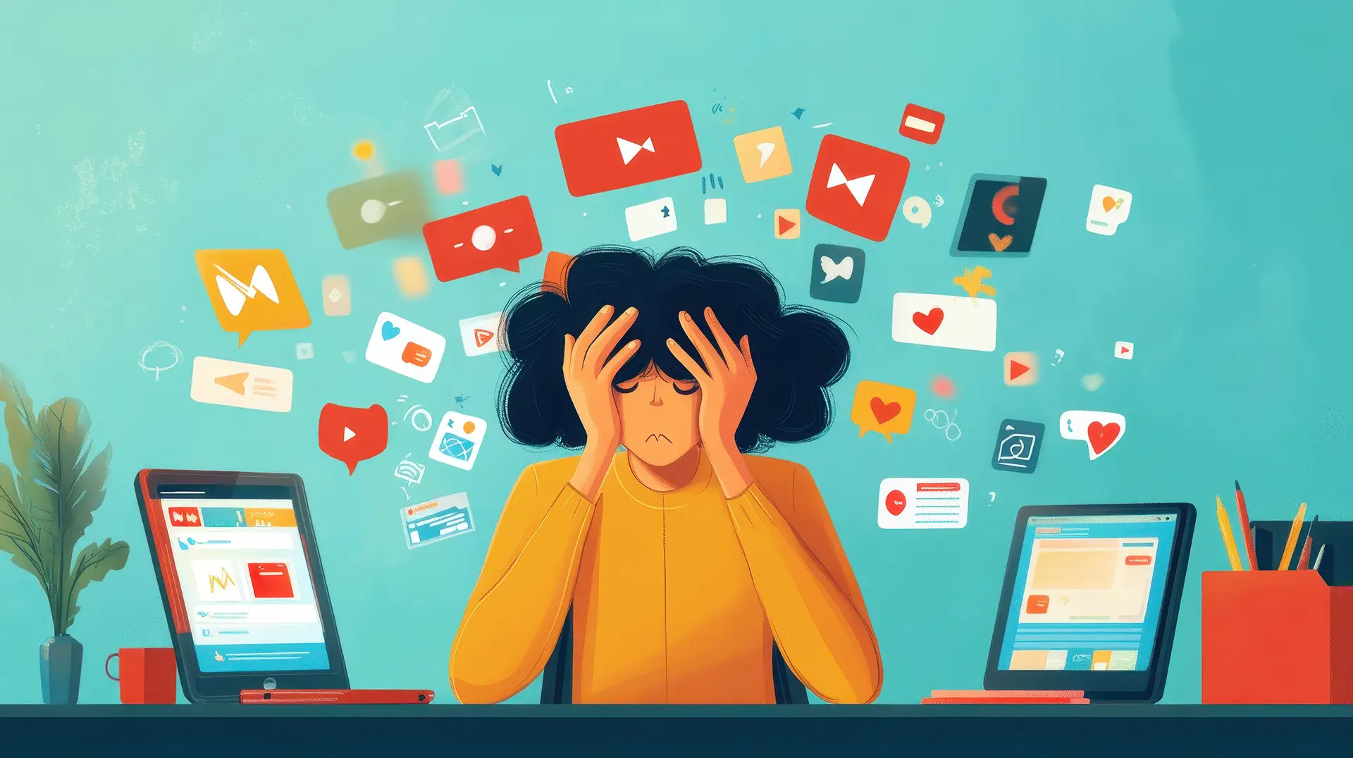 social meda fustration