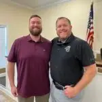 Wyatt McCrackin New Aynor Town Council Member with Landon Johnson Town Mayor