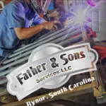 Father and Son Welding