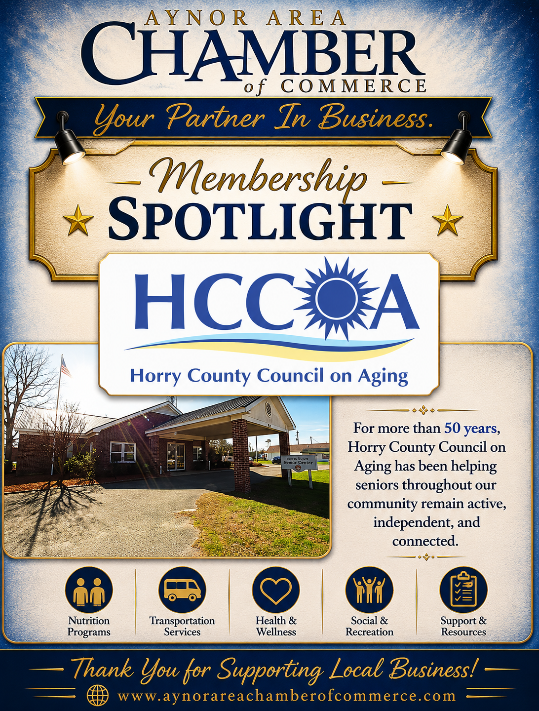 Horry County council of Aging spotlight
