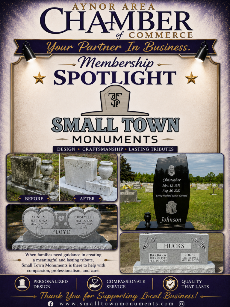 Small two monuments spotlight