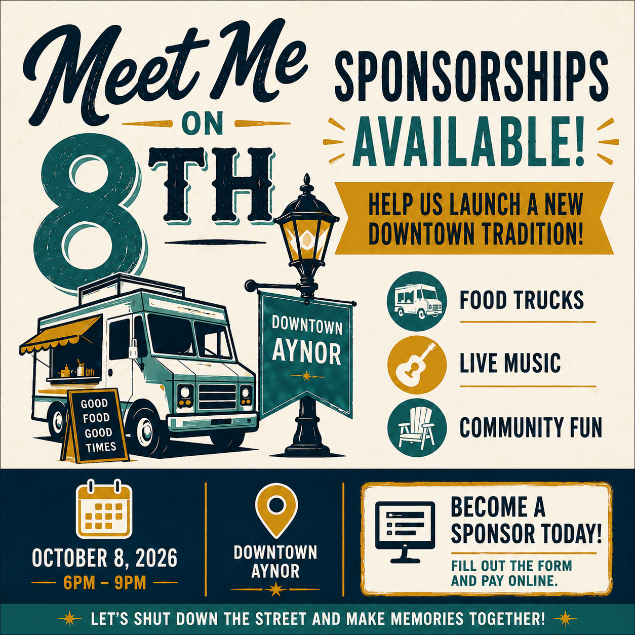 Meet be on 8th Sponsor