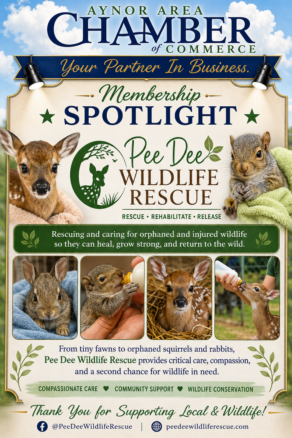 pee dee wildlife membership spotlight