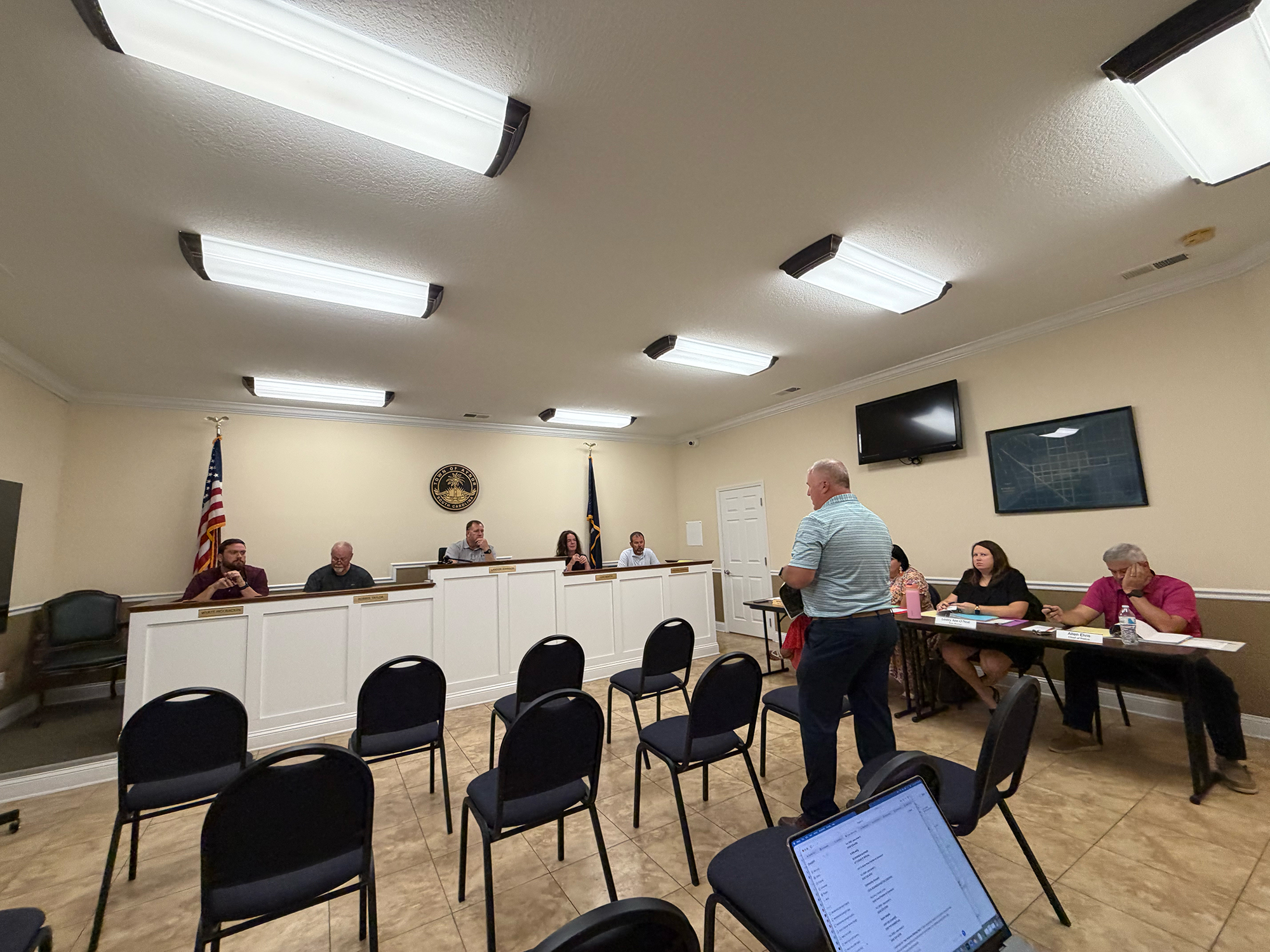 ryan graham aynor council meeting