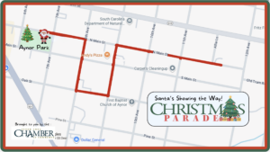 Christmas Parade map
